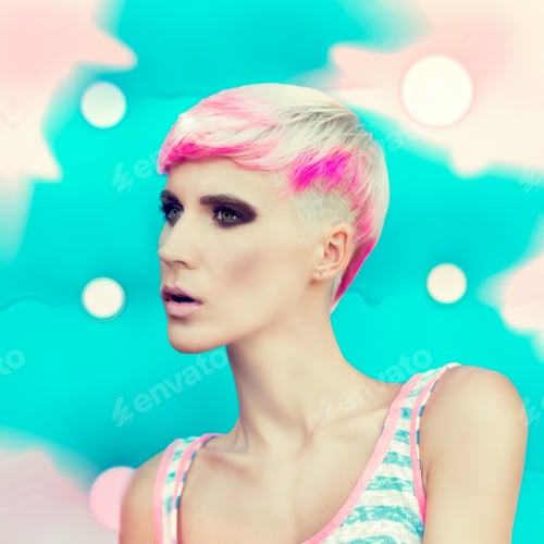 Preview: Girl trendy hairstyle