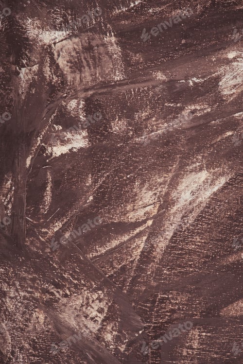 Preview: close up of brown paint brush strokes on abstract texture