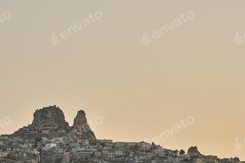 Preview: Hillside village at dusk, Cappadocia, Anatolia,Turkey