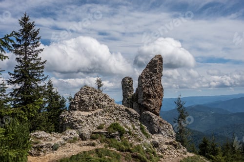 Preview: Landscape in Mountains, Ceahlau, Romania