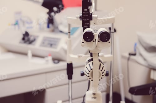 Preview: Slit lamp, eye examination equipment, used by ophthalmologist and optometrist for eye care