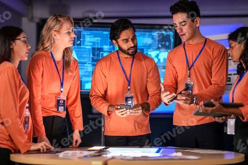 Preview: a diverse team of intelligence analysts collaborates on a critical mission