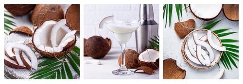 Preview: Coconut Margarita cocktail. Tropical drink