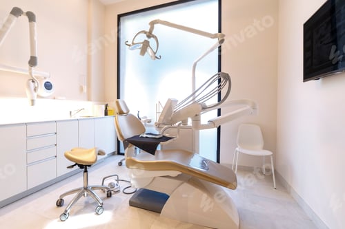 Preview: Dental equipment room in dentist office in new modern dental clinic room