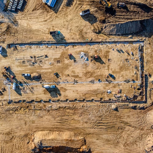 Preview: Golden Hour Construction - Drone Perspective