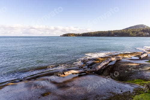 Preview: Scenic Ocean View from Galiano Island in British Columbia, Canada