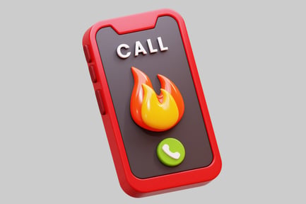 Preview: 3D Smartphone Emergency Fire Call Notification
