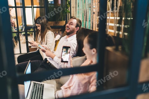 Preview: Friends working and spending time together