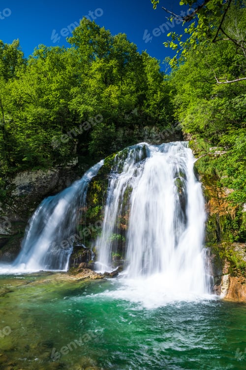 Preview: Stunning Virje Waterfall in Slovenia: A Pristine Natural Treasure