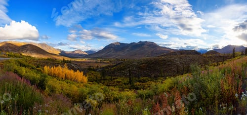 Preview: Panoramic View of Scenic Mountain Valley