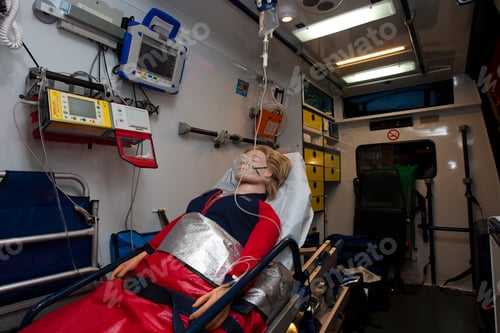 Preview: Mannequin in an ambulance car