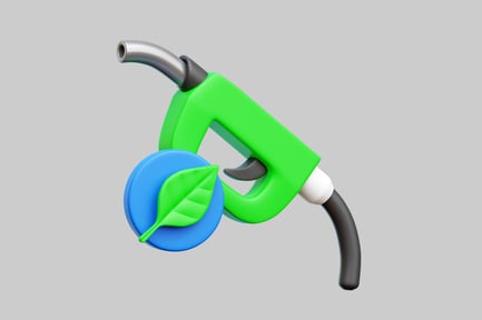 Preview: Green Fuel Nozzle With Leaf Emblem