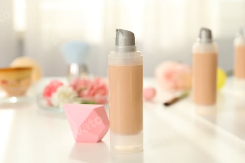 Preview: Concept of cosmetic and make up - foundation