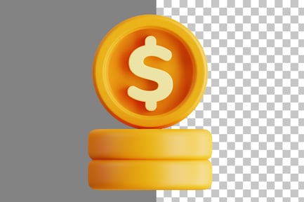 Preview: Coin 3D Icon