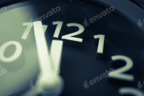 Preview: Countdown Clock Face For New Year And Christmas Background