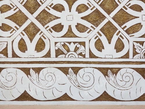 Preview: Sgraffito - Renaissance decoration of plaster facade by scraping