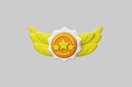 Preview: Star award with wings