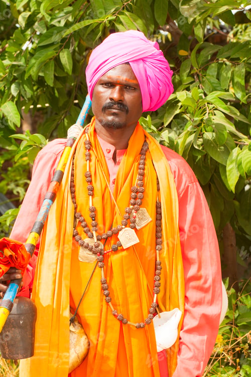 Preview: Indigenous Aghori Sadhu, They lived at the cremation place, India.