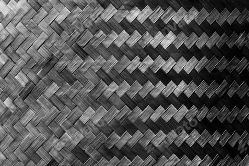 Preview: Abstract background from dark wooden weaved.