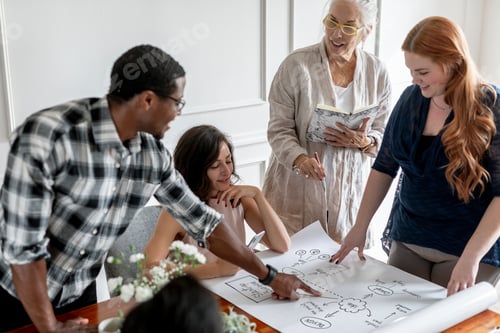 Preview: Creative team working on a project