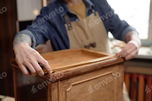 Preview: Crafting Wooden Cabinet in Workshop
