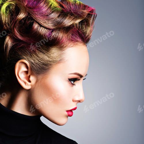 Preview: Model with a stylish hairstyle