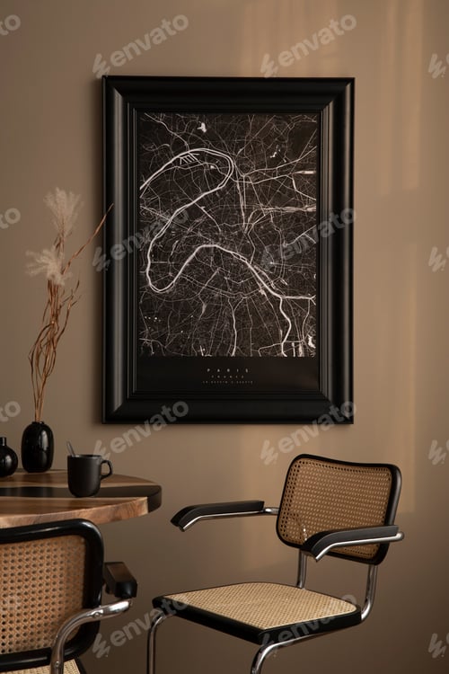 Preview: Creative composition of dining room interior design
