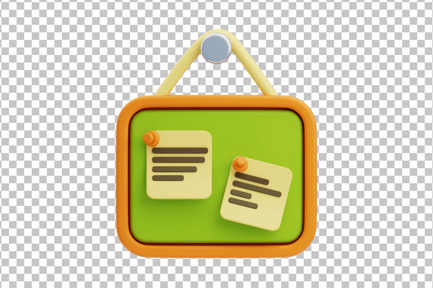 Preview: Corkboard 3D Icon