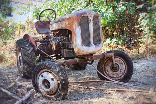 Preview: Old abandoned tractor in Southern Spain