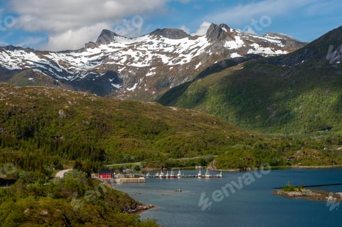 Preview: Remote private pier in Norway fjord