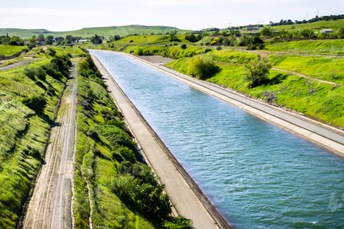 Preview: The Thermalito Power Canal in Oroville, Butte County, North California
