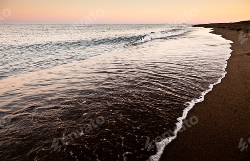 Preview: The sea with sunset