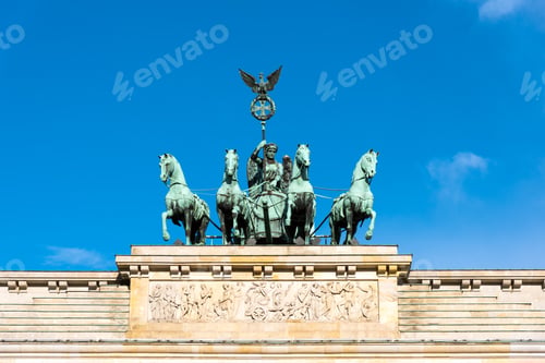 Preview: Detail of the Quadriga in Berlin