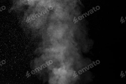 Preview: texture of rain and fog on a black background overlay effect. Abstract background element for design