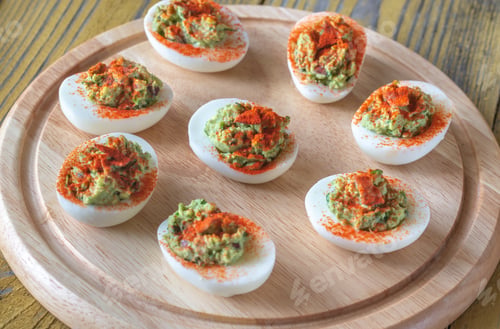 Preview: Guacamole and bacon deviled eggs