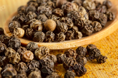 Preview: Black pepper corns. Macro Photography.