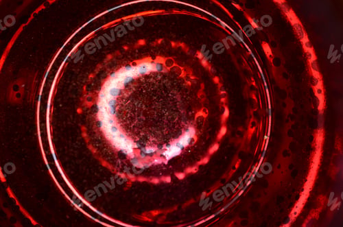 Preview: Abstract closeup capture of a glass vase bottom
