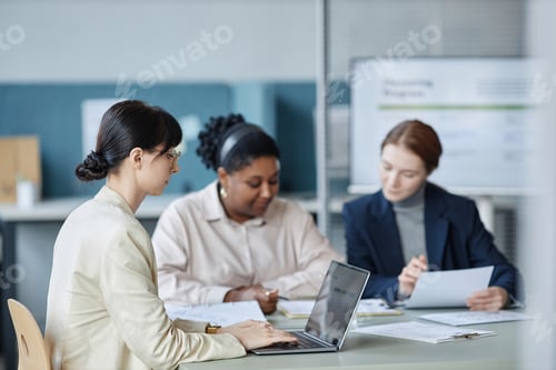 Preview: Business Ladies at Meeting in Office