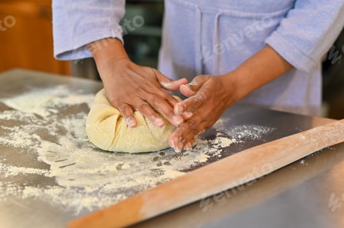 Preview: Homemade Fresh Baked Sweet golden brown Cinnamon Rolls for Christmas