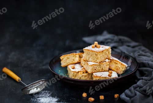 Preview: Fresh homemade simple delicious corn and fruits cake
