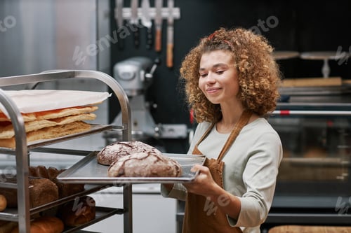 Preview: Bakery Owner Making Bread