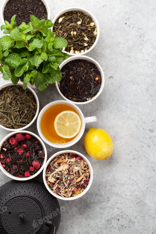 Preview: Various dried tea