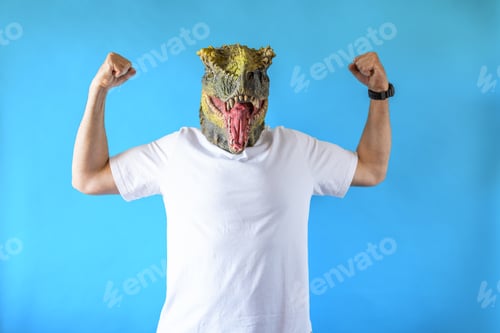 Preview: dinosaur-headed man