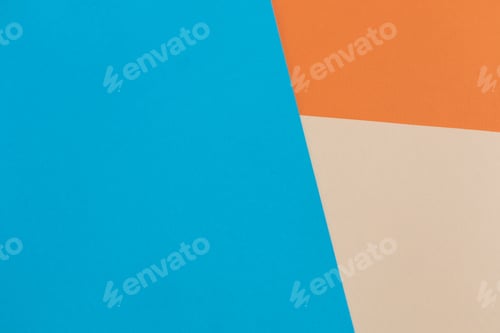 Preview: multi-colored geometric background from colored cardboard