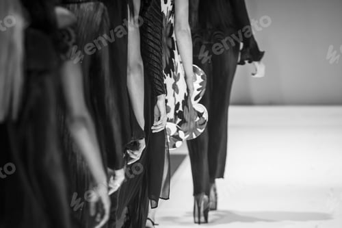 Preview: Fashion show, catwalk event, runway show, fashion week themed photograph.