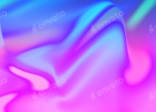 Preview: Holographic digital trendy gradient background