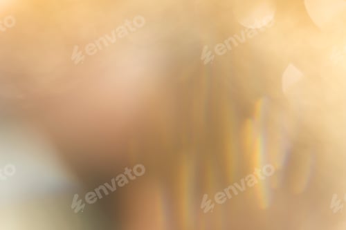 Preview: Blurry golden glitter background texture