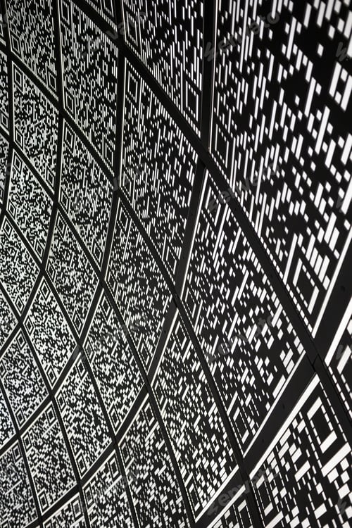 Preview: Abstract QR code background (abbreviated from Quick Response code)