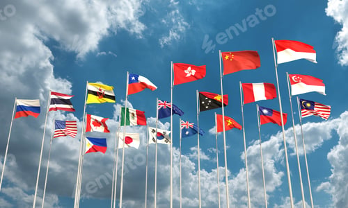 Preview: Flag country nation vietnam america thailand loas myanmar korea north korea south kotea combodia
