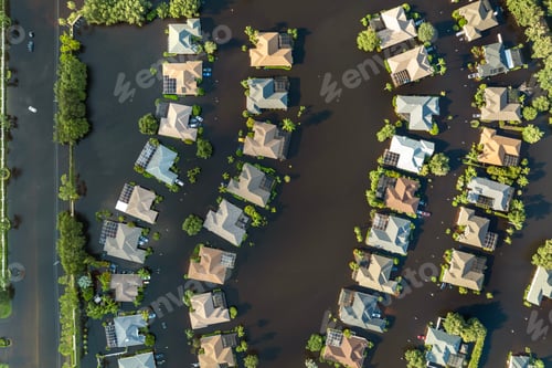 Preview: Hurricane Debby tropical rainstorm flooded residential homes